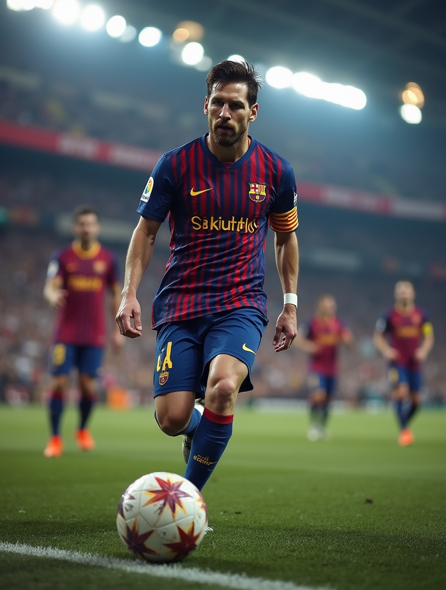 'Messi vs Ronaldo' Contact Section